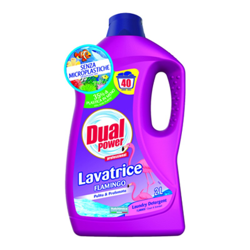 DUALPOWER WASHING MACHINE LT. 2 FLAMINGO 40 WASHES