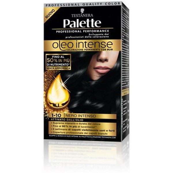 PALETTE OLEO 1-10 INTENSE BLACK WITHOUT AMMONIA