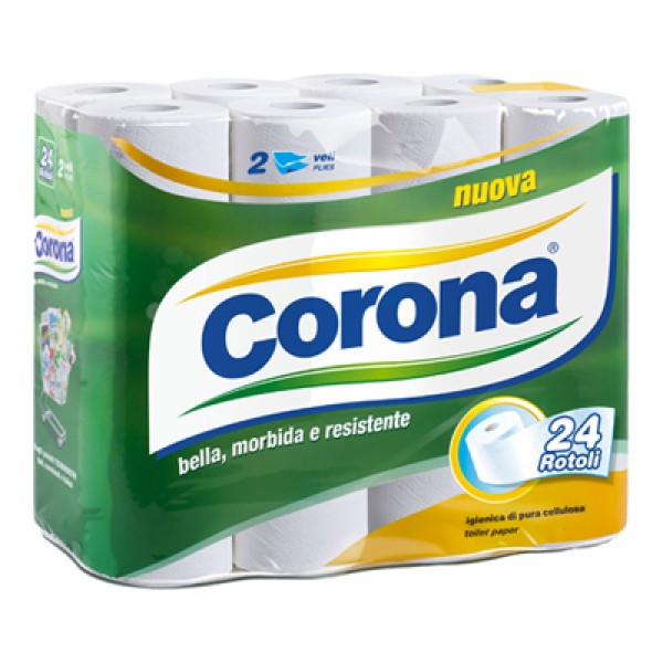 CORONA CARTA IGIENICA 24 ROTOLI