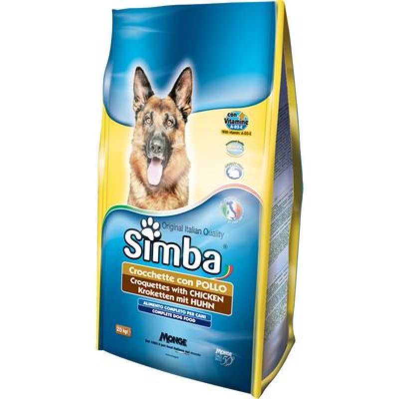 SIMBADOG CROQUETTES CHICKEN KG. 20