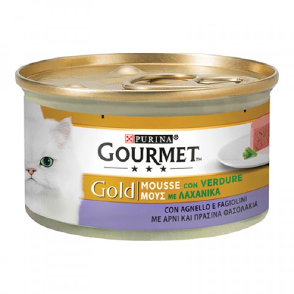 GOURMET GOLD MOUSSE WITH LAMB AND BEANS GR.85