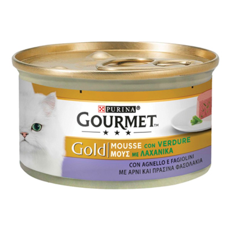 GOURMET GOLD MOUSSE WITH LAMB AND BEANS GR.85