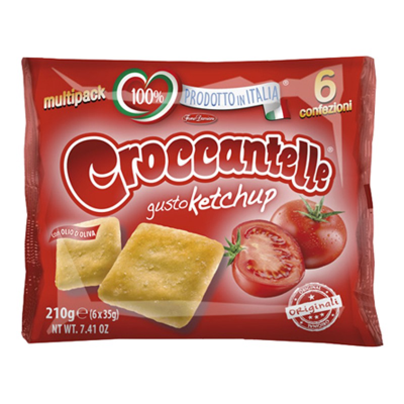 EUROSNACK CROCCANTELLE KETCHUP MULTIPACK GR.210