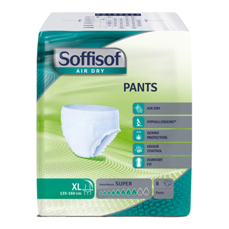 SOFFISOF AIR DRY EXTRA LARGE 8 PIECES