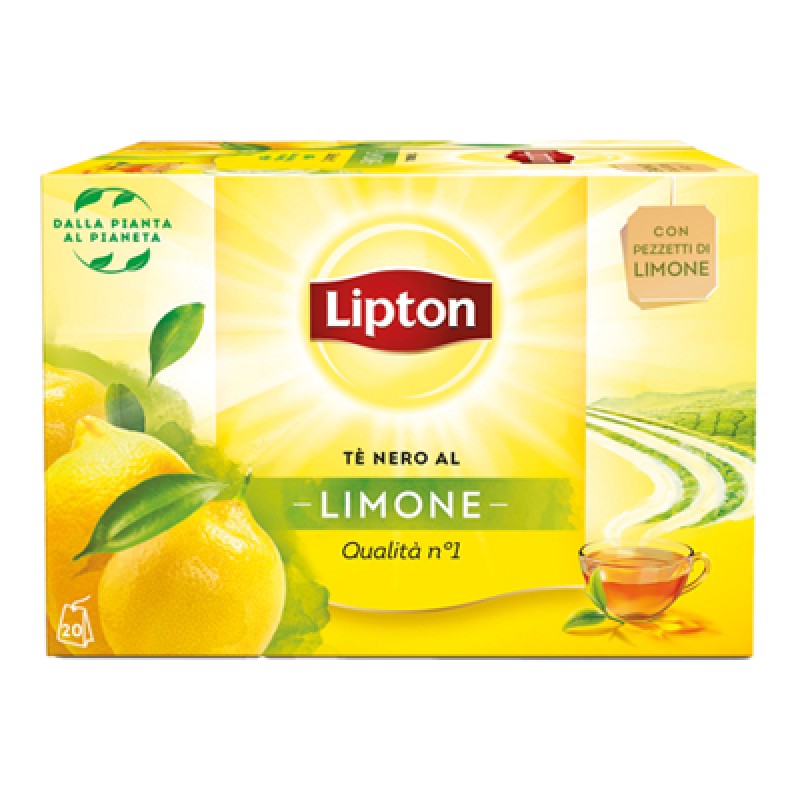 LIPTON YELLOW LABEL TE BLACK LEMON X20 FILTERS
