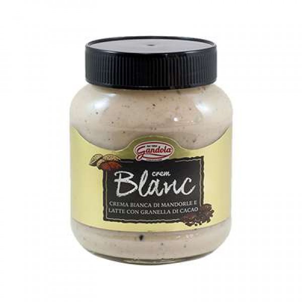 GANDOLA CREMA BLANC W / COCOA BEANS JAR GR.350