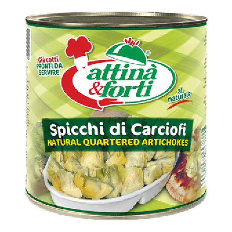ATTIN ARTICHOKES SLICES IN NATURAL CAN KG.2,65