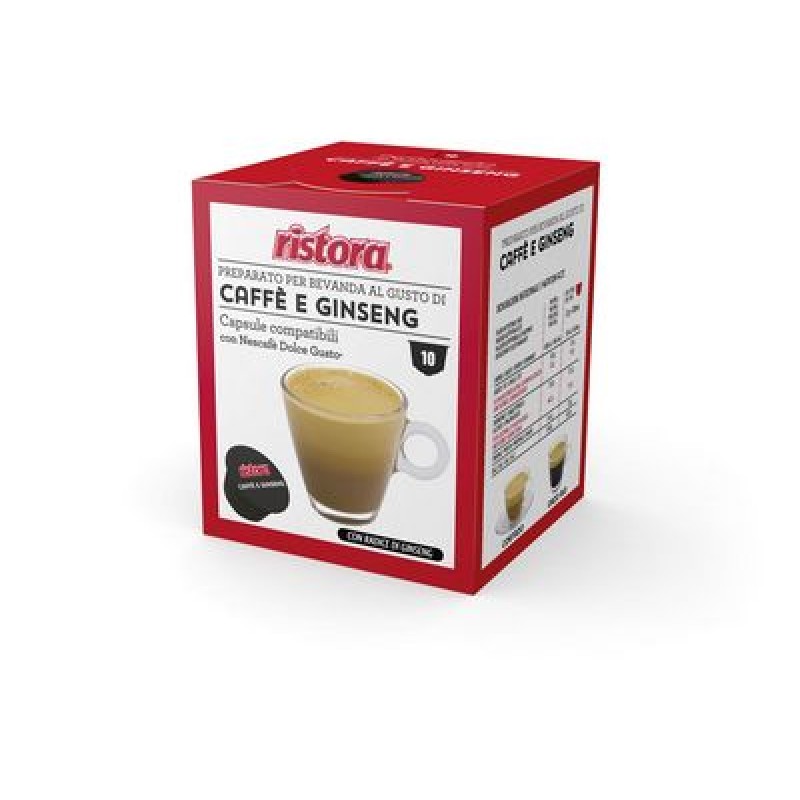 RISTORA CAFFE GINSENG X10 CAP.GR.17 DOLCEGUSTO