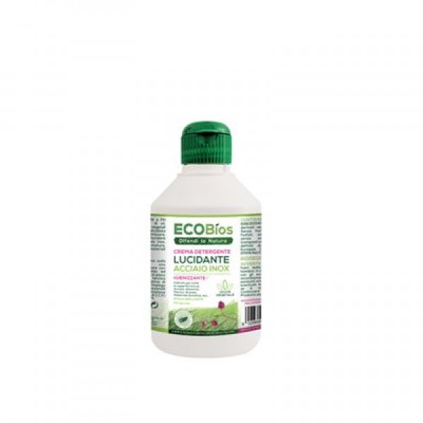 ECOBIOS CREMA ACCIAIO INOX GR.250 DETERGENTE PROTETTIVO